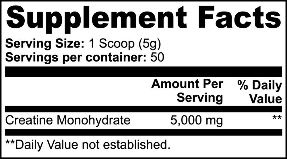 Creatine Monohydrate Unflavored by ChrisNutra