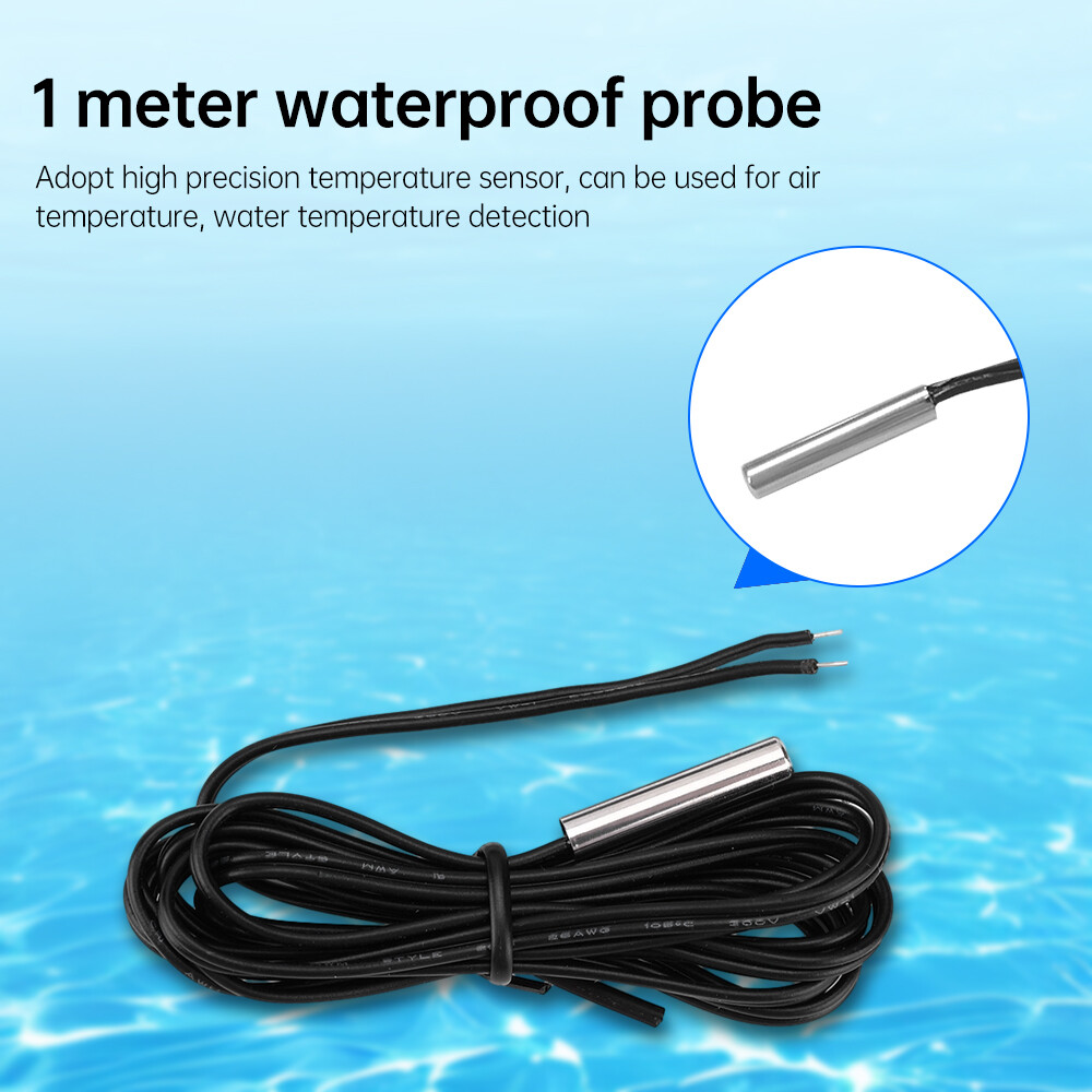G7016E Digital Intelligent Temperature Controller NTC Waterproof Probe 12V/24V