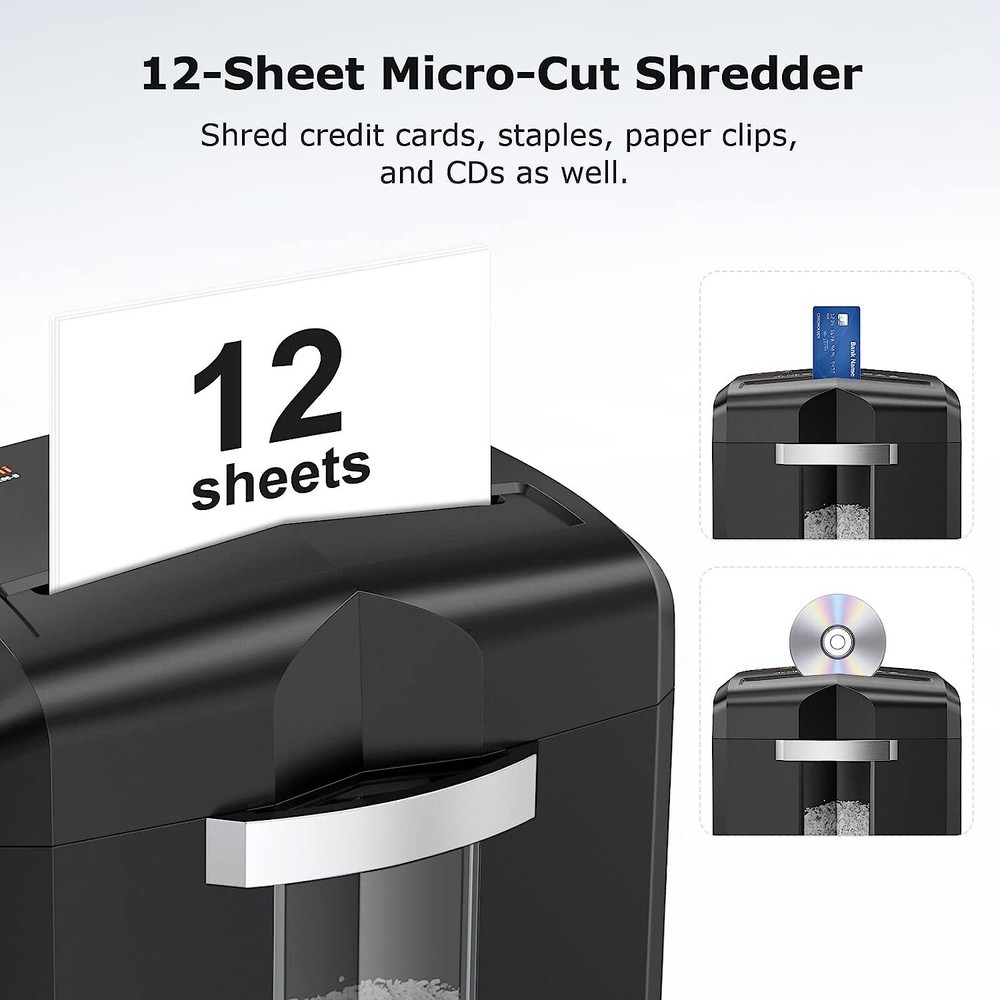 Ultimate High Security Micro Cut Shredder - 60 Minute Run Time - P-4