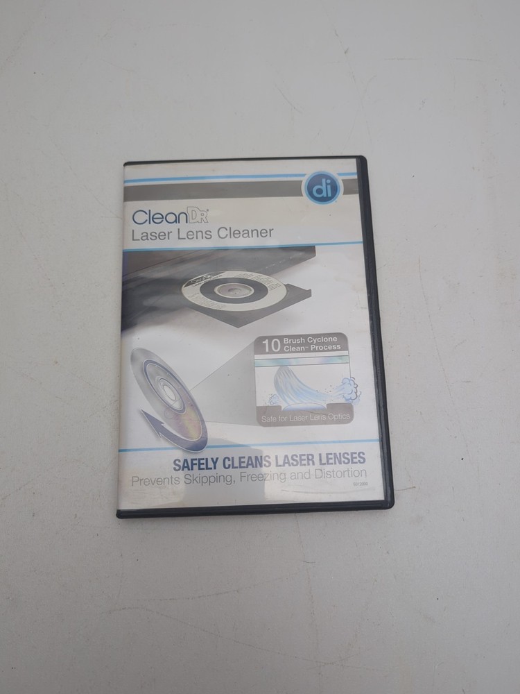 Skip Dr Laser Lens DVD Cleaner 10 Brush Cyclone Clean Process