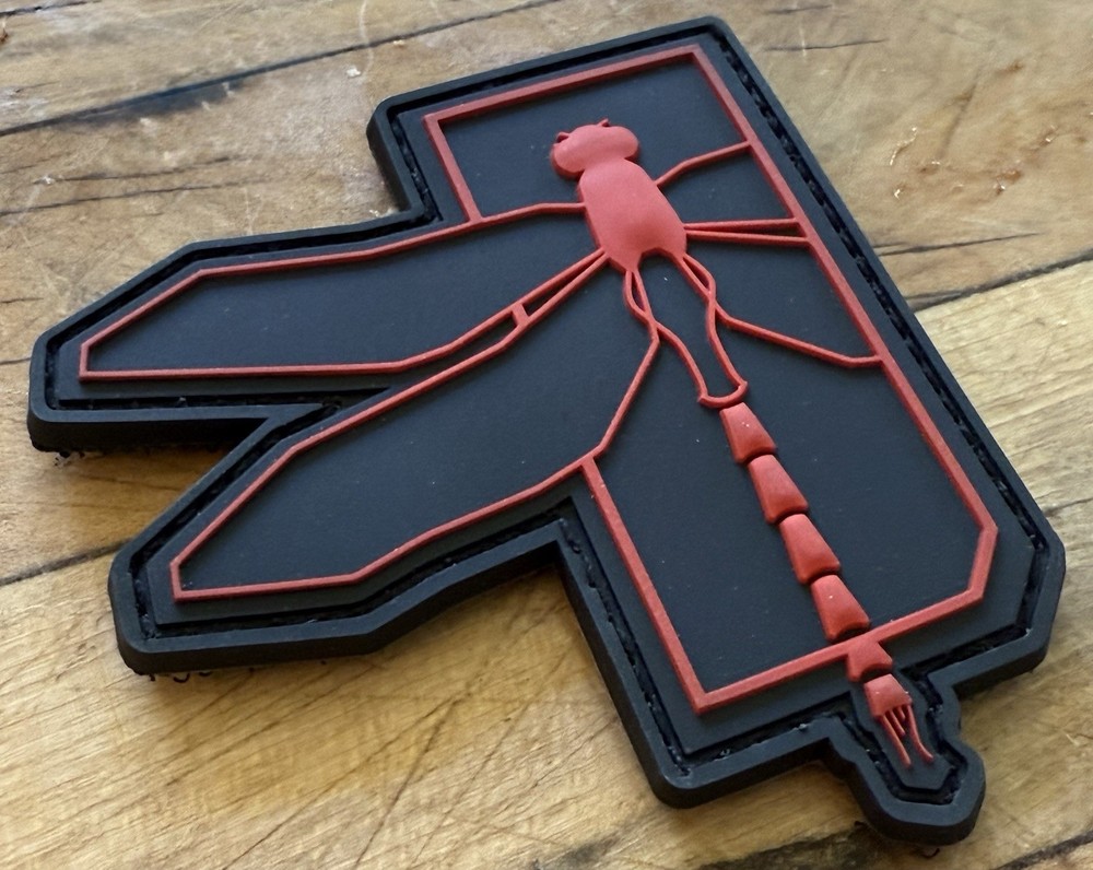 Haley Strategic “Dragonfly” Black/Red Variant Patch