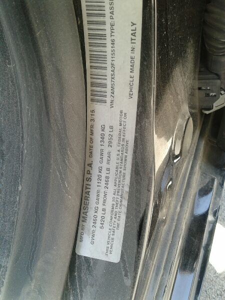 GHIBLI 2015 Transmission Shift Assembly 69397