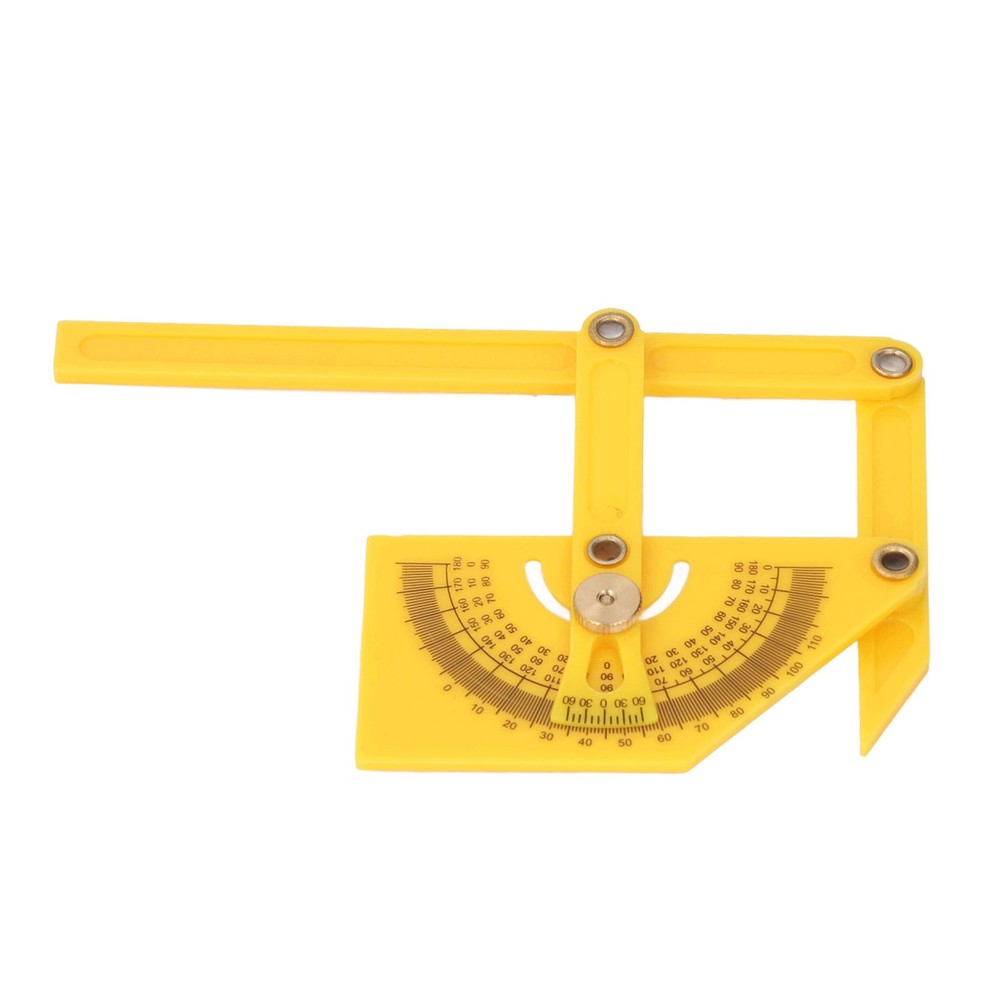 0-180 Degree Plastic Protractor Angle Finder Woodworking Measuring Tool