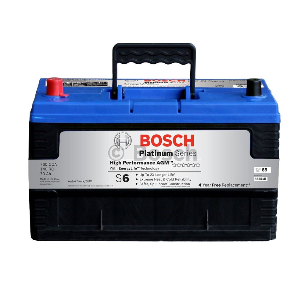 Bosch S6551B Bosch High Performance Starter Battery
