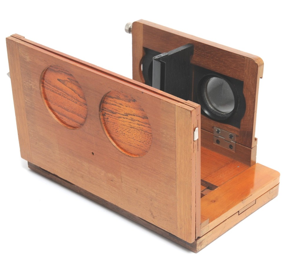 @ Ernemann wooden Universal Stereoscope early 1900s NOTTESTED