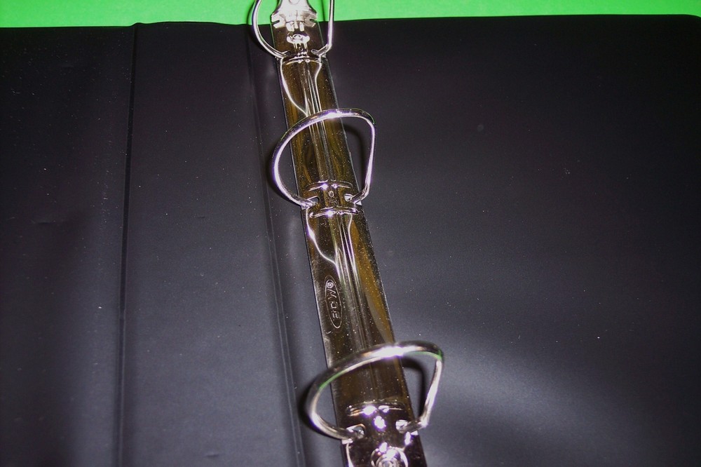 BCW 2" ALBUM / 3 RING BINDER - PLAIN BLACK - HOLDS 60+ PAGES