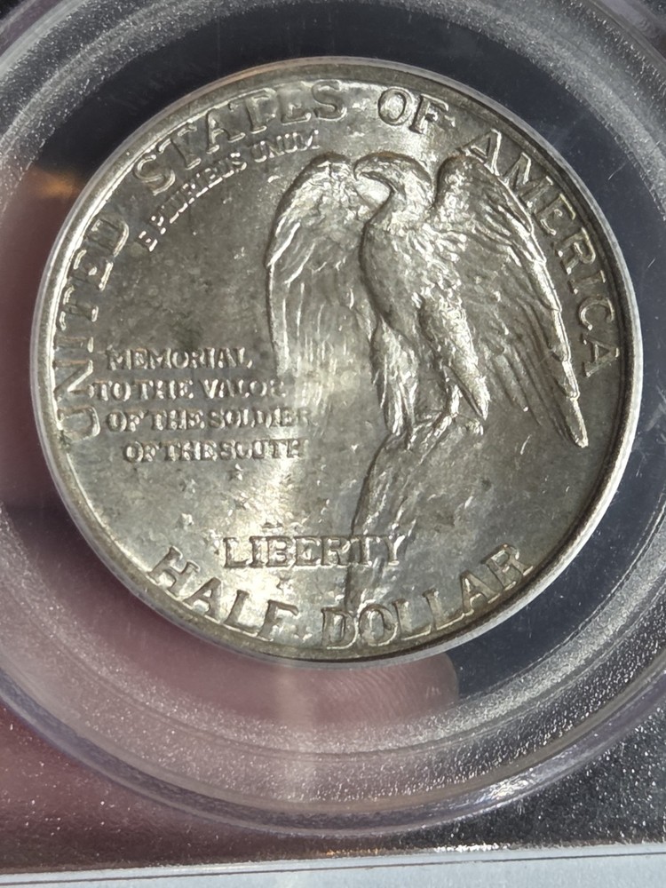 1925 Stone Mountain 50c Half Dollar PCGS MS65 Toned