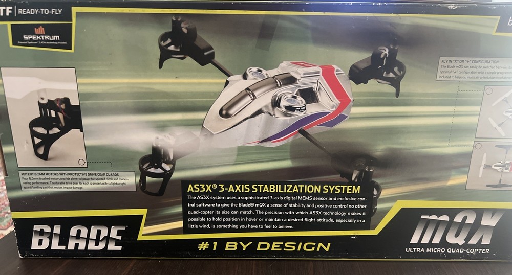 Blade mQX AS3X Stabilization Micro Quadcopter DSMX RTF - Drone