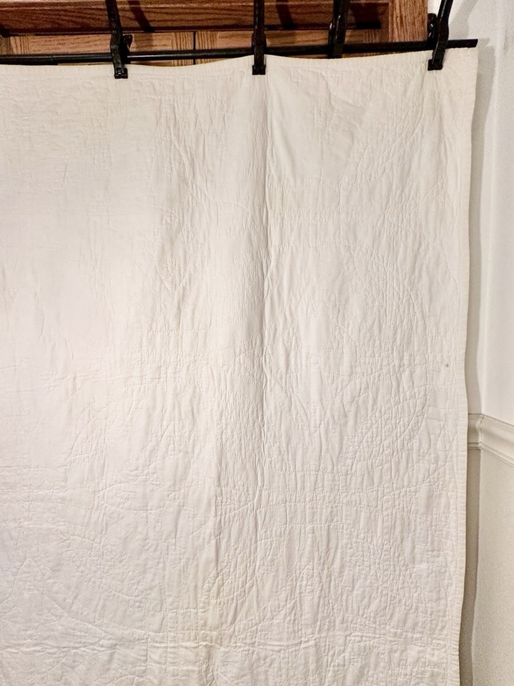Handmade Patchwork Cotton Wedding Ring Quilt