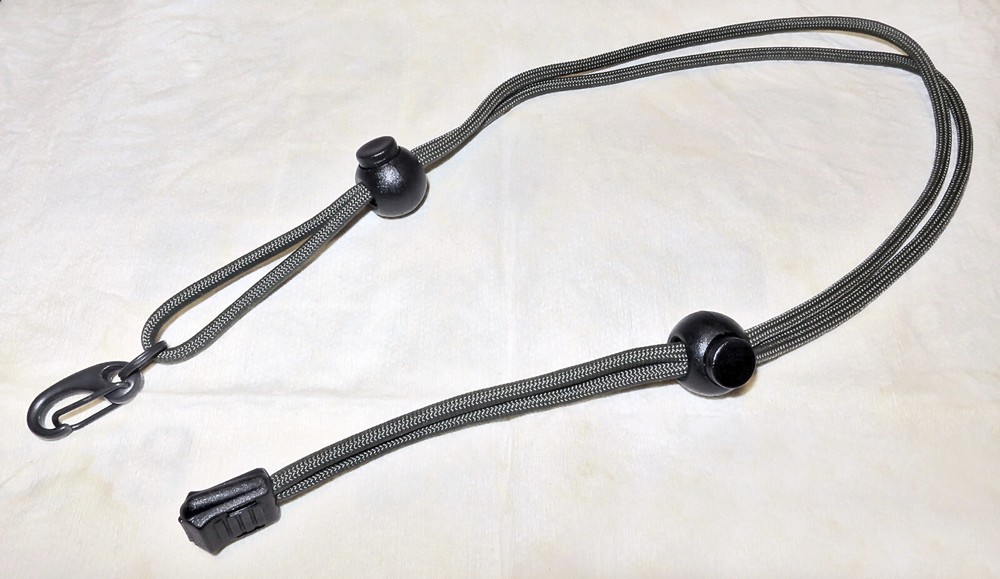 Custom Surefire-style Lanyard for Handheld Flashlights (3ft. BK)