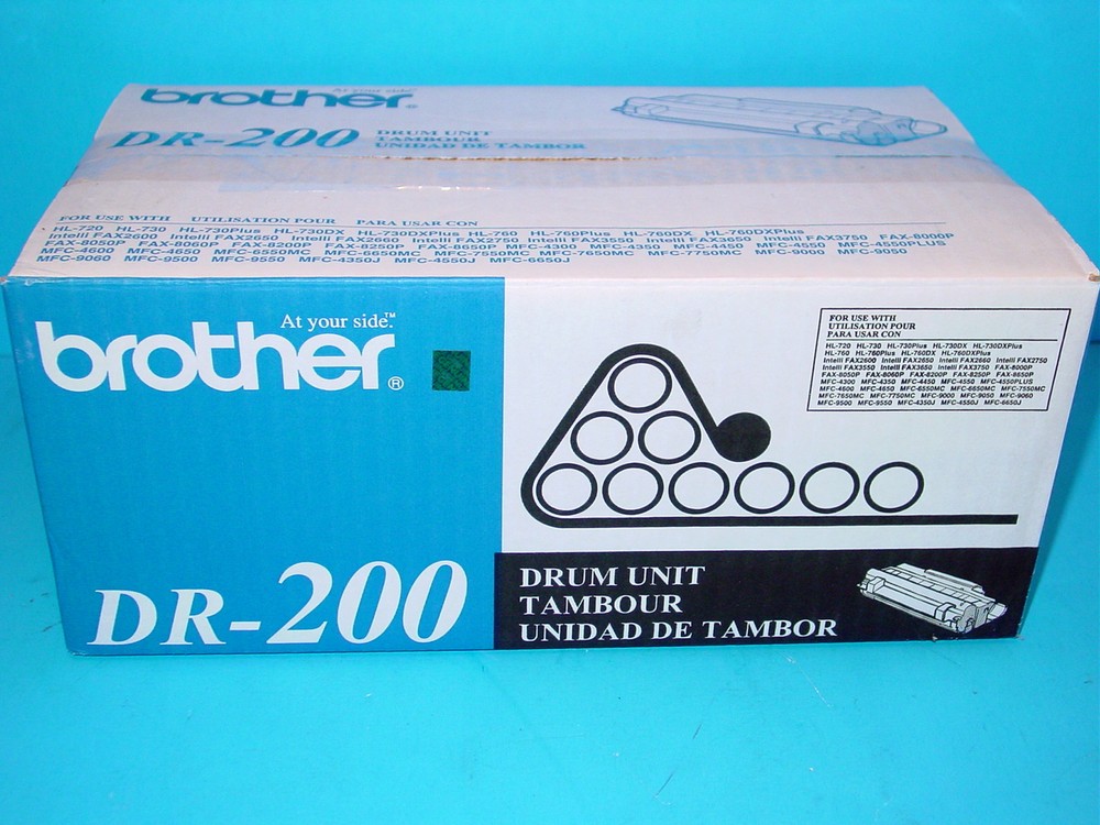 Brother DR-200 Drum Unit Open Box Sealed Bag