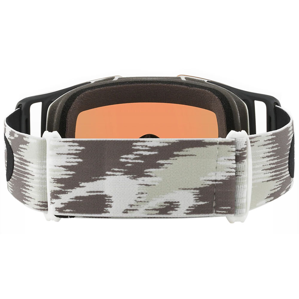 Oakley Front Line MX Goggles Matte White Speed Frame w/Prizm Bronze Lens Anti