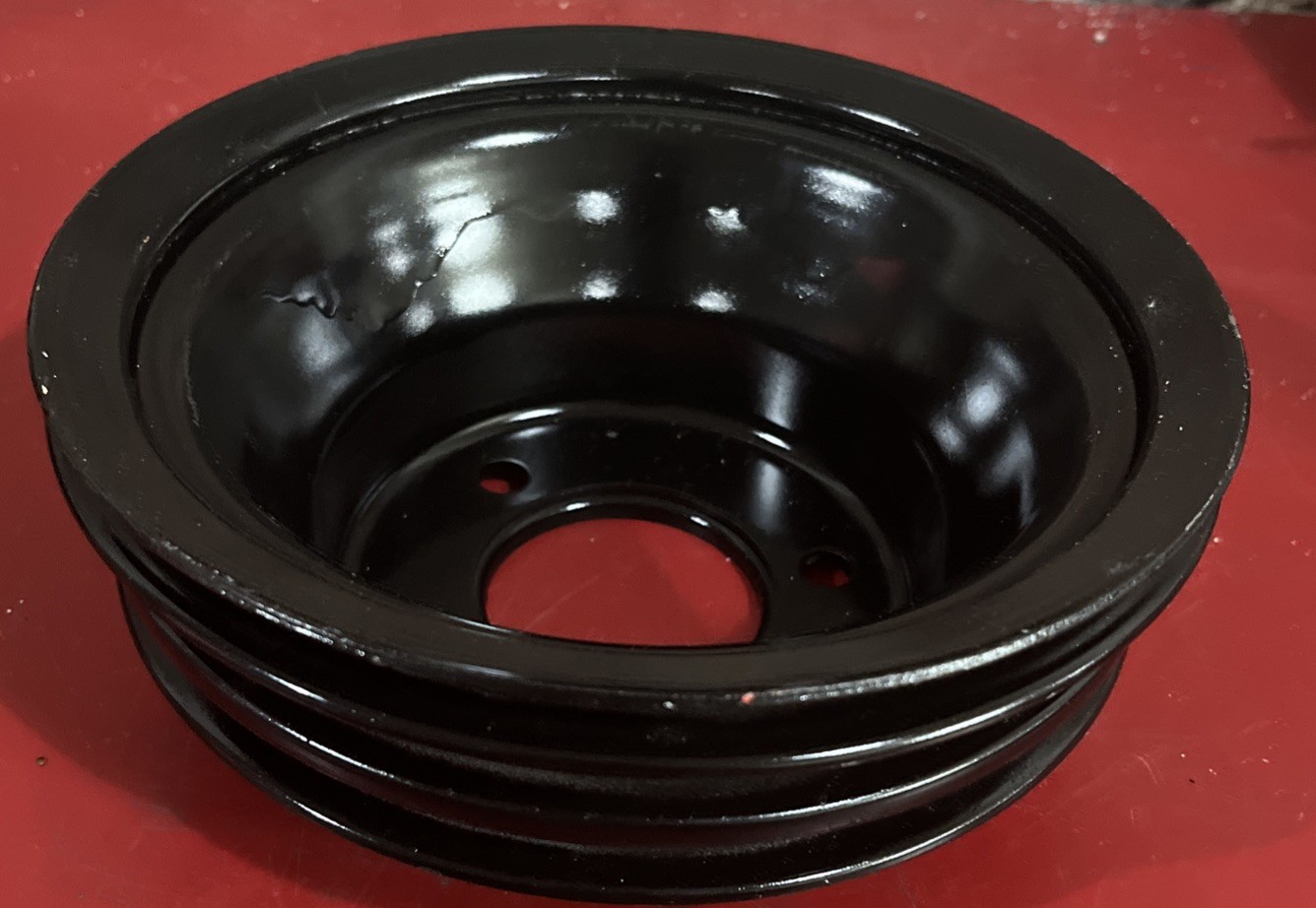 1969 OEM Chevrolet Crankshaft Balancer Pulley w AC 396 GM 3946014 AH