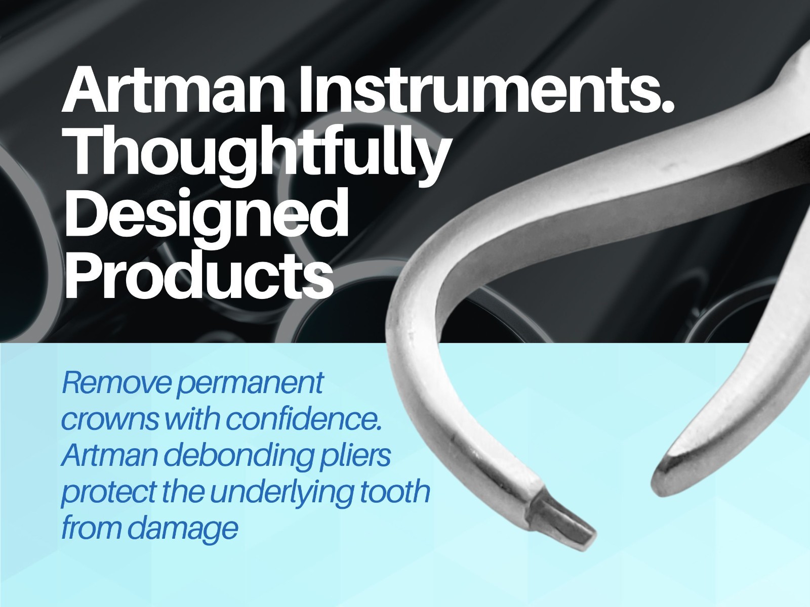Artman Instruments Dental Debonding Crown Removing Pliers