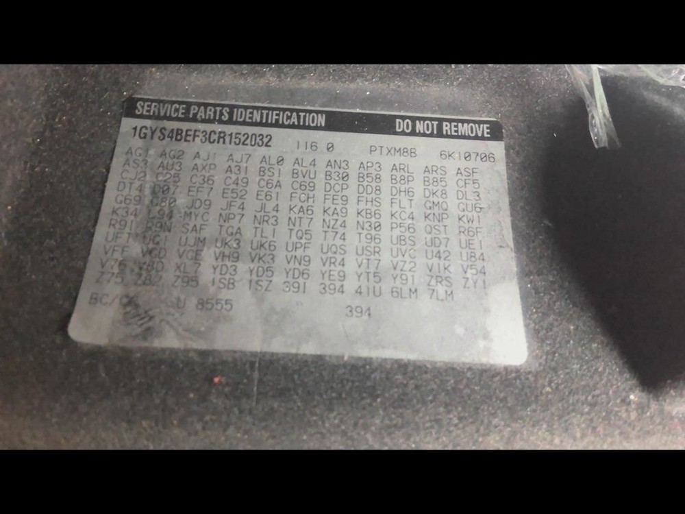 2012 CADILLAC ESCALADE Jack