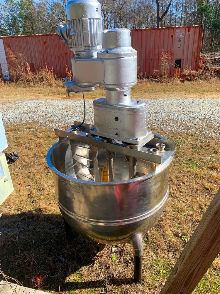 100 Gallon 316SS Double Motion Scrap Surface Kettle