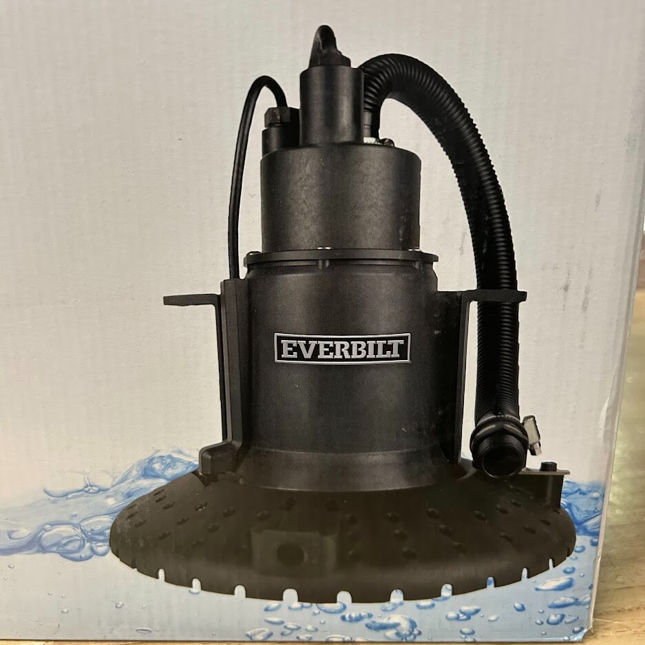 Everbilt 1/4 hp Submersible Pool Cover Pump