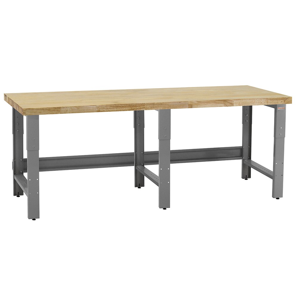 BenchPro R Series Solid Maple Top 36"D x 96"W Production Work Table