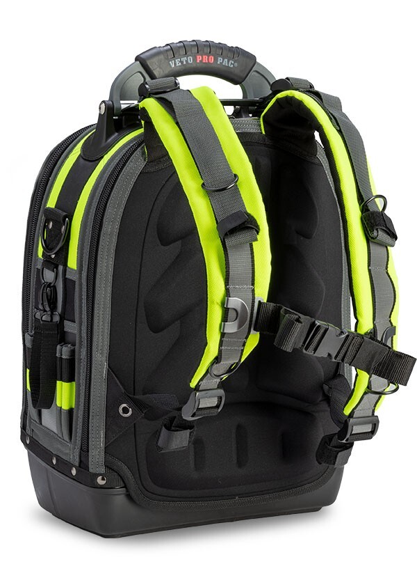 Veto Pro Pac Tech Pac Hi-Viz Yellow Large Tool Backpack