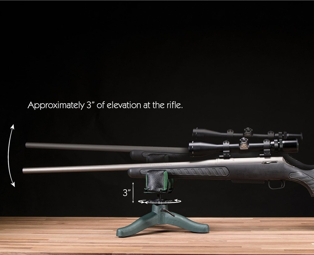 the Rock Front Shooting Rest with Adjustable Elevation, Recoil Reducing, Interch