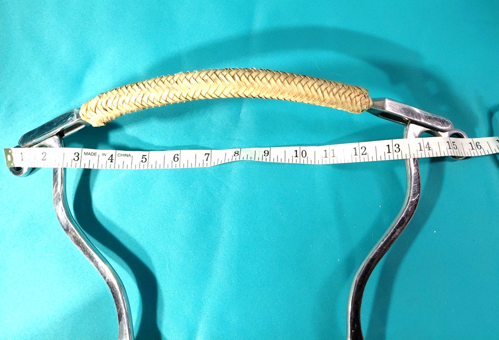 HORSE MECHANICAL HACKAMORE STAINLESS BRAIDED RAWHIDE PARTRADE