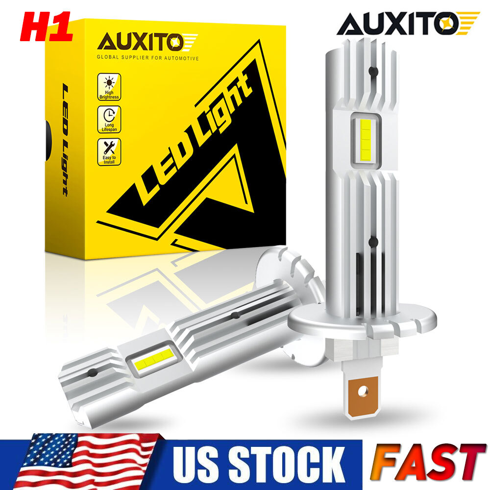 AUXITO H1 LED Headlight Bulb Conversion Kit High Low Beam Lamp 6500K Super White
