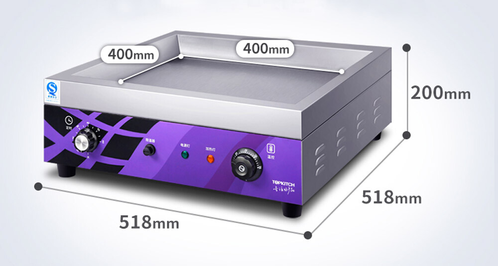 220V Multifunction Dumpling Fryer Electrical Gyoza Grilling Machine with Timer
