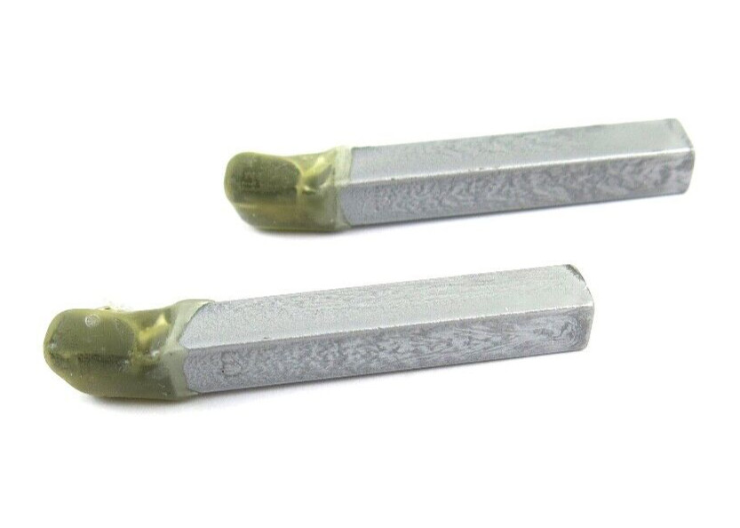 2pcs ACT BR-4 RH C2 Grade Carbide Brazed Lathe Tool Bits 1/4" x 1/4" Shank