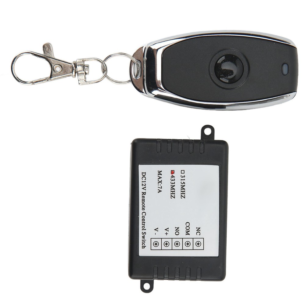 DC12V Remote Control Switch Battery Disconnect Switch Single Button 7A