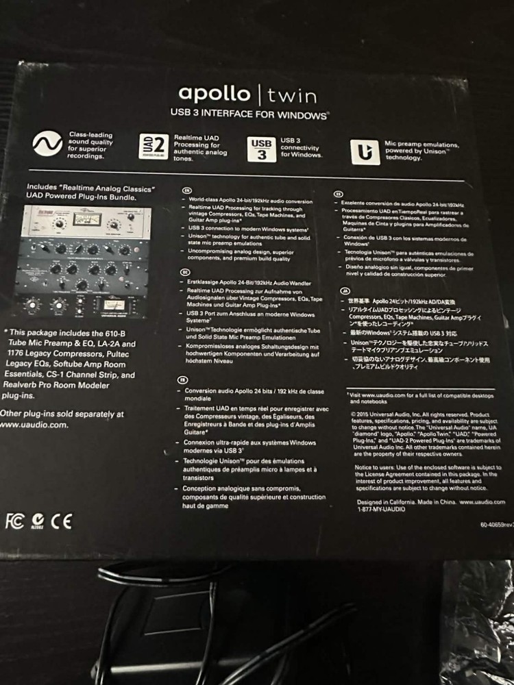 Universal Audio Apollo UAD 2 DUO Analog Recording Interface