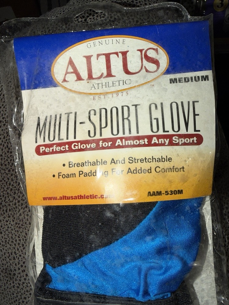 Genuine ALTUS  Multi Sport Glove Medium Blue/Blk