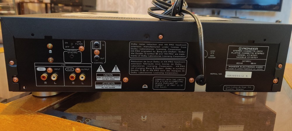 vintage cassette deck tested working