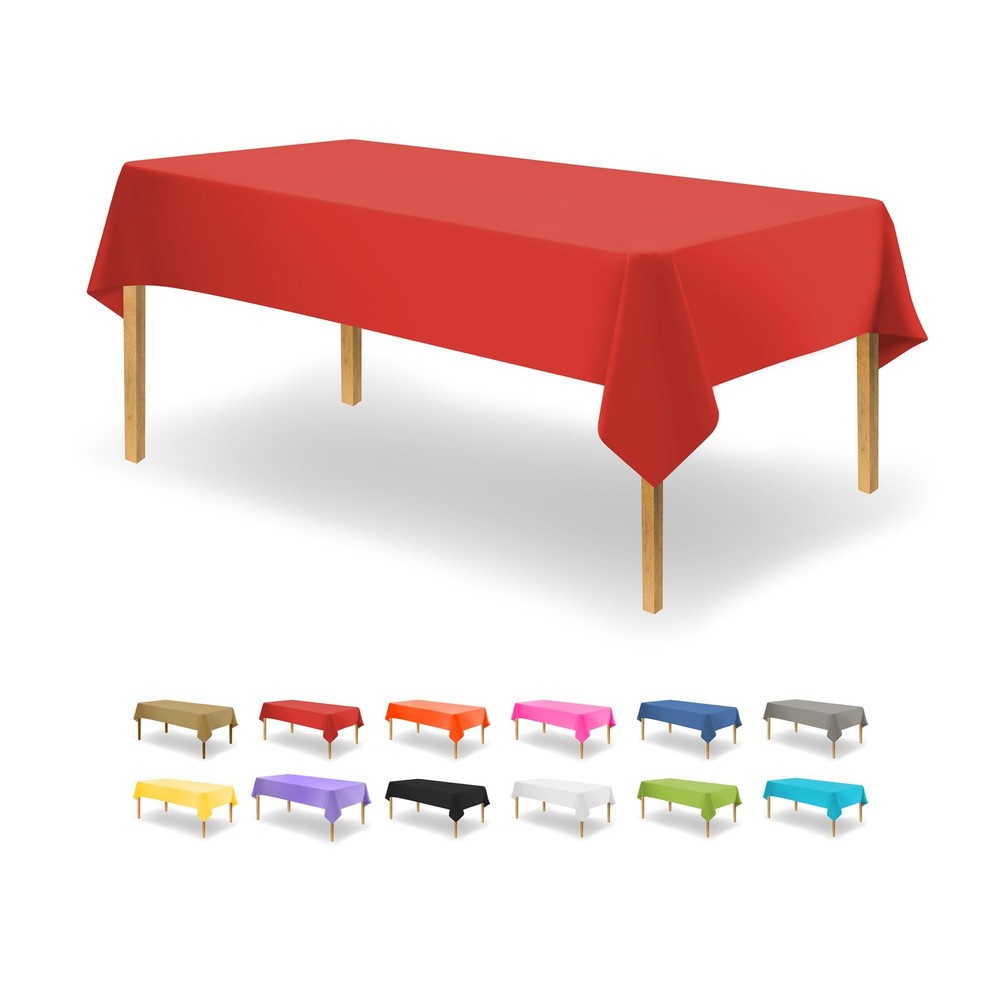 Party Dimensions Red Tablecloth Disposable Plastic 12 count - Rectangle,