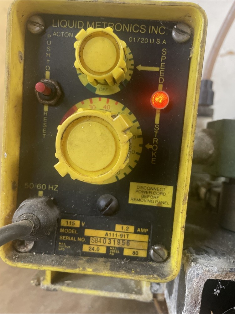 Liquid Metronics Model A111-91T Metering Dosing Pump