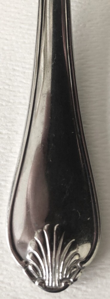 Hampton Silversmiths HSV126 SHELL TIP 18/10 Stainless Flatware OVAL SOUP SPOON