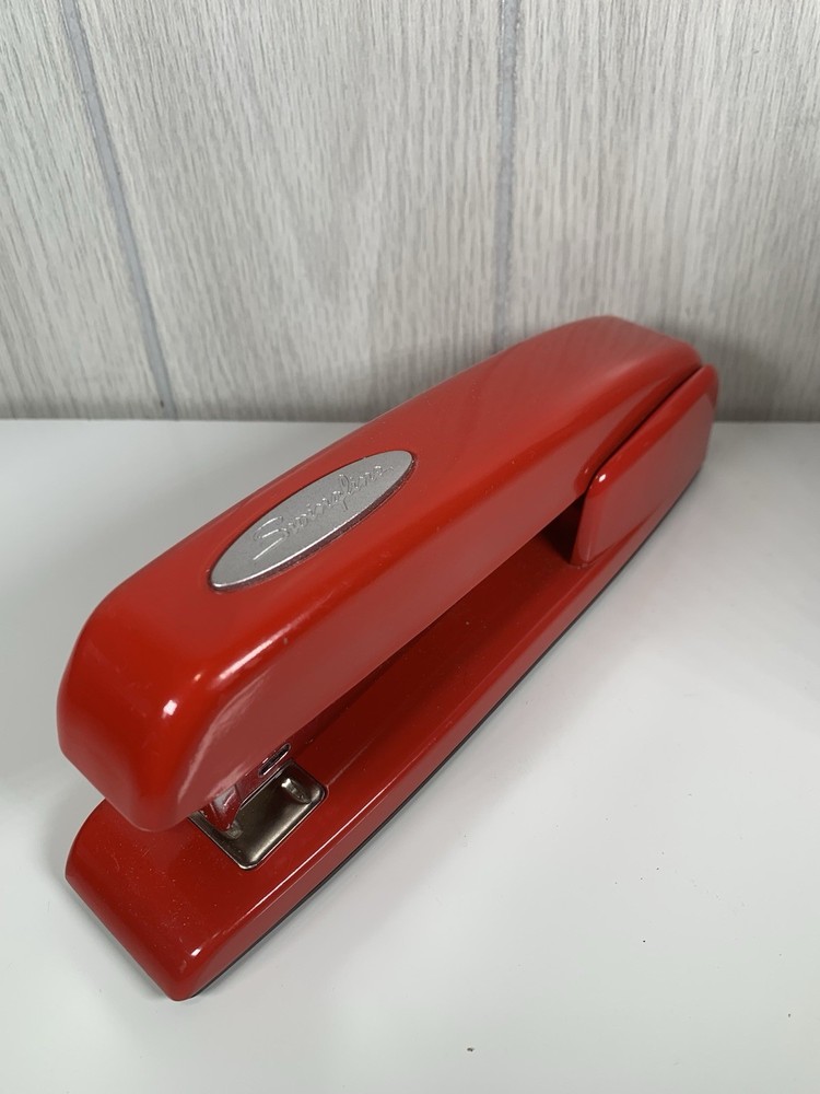 Red Swingline Stapler Desktop 747xx ACCO Office Space Milton