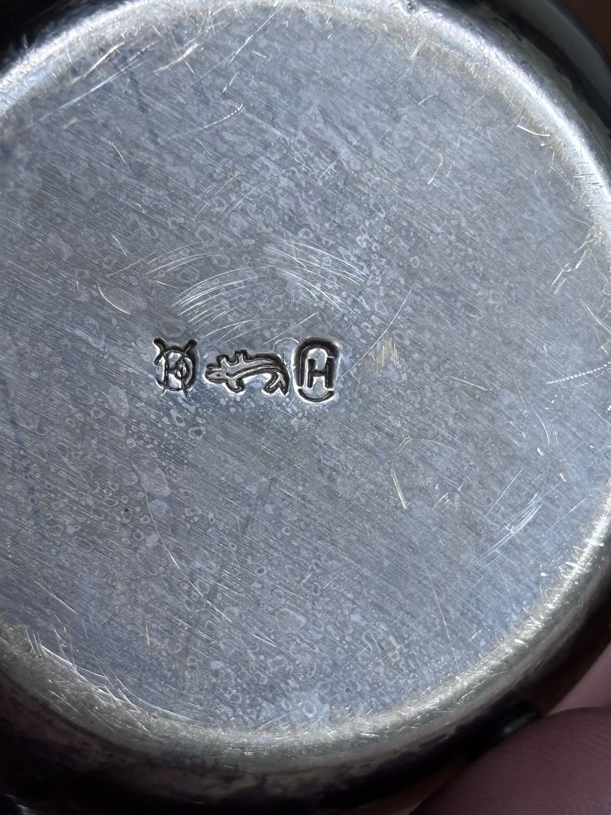 Antique Pair Of Silver Candle Sticks And Bud Vase Marked