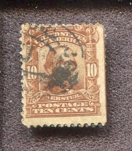 Scott No. 307 - 10c Pale Red Brown