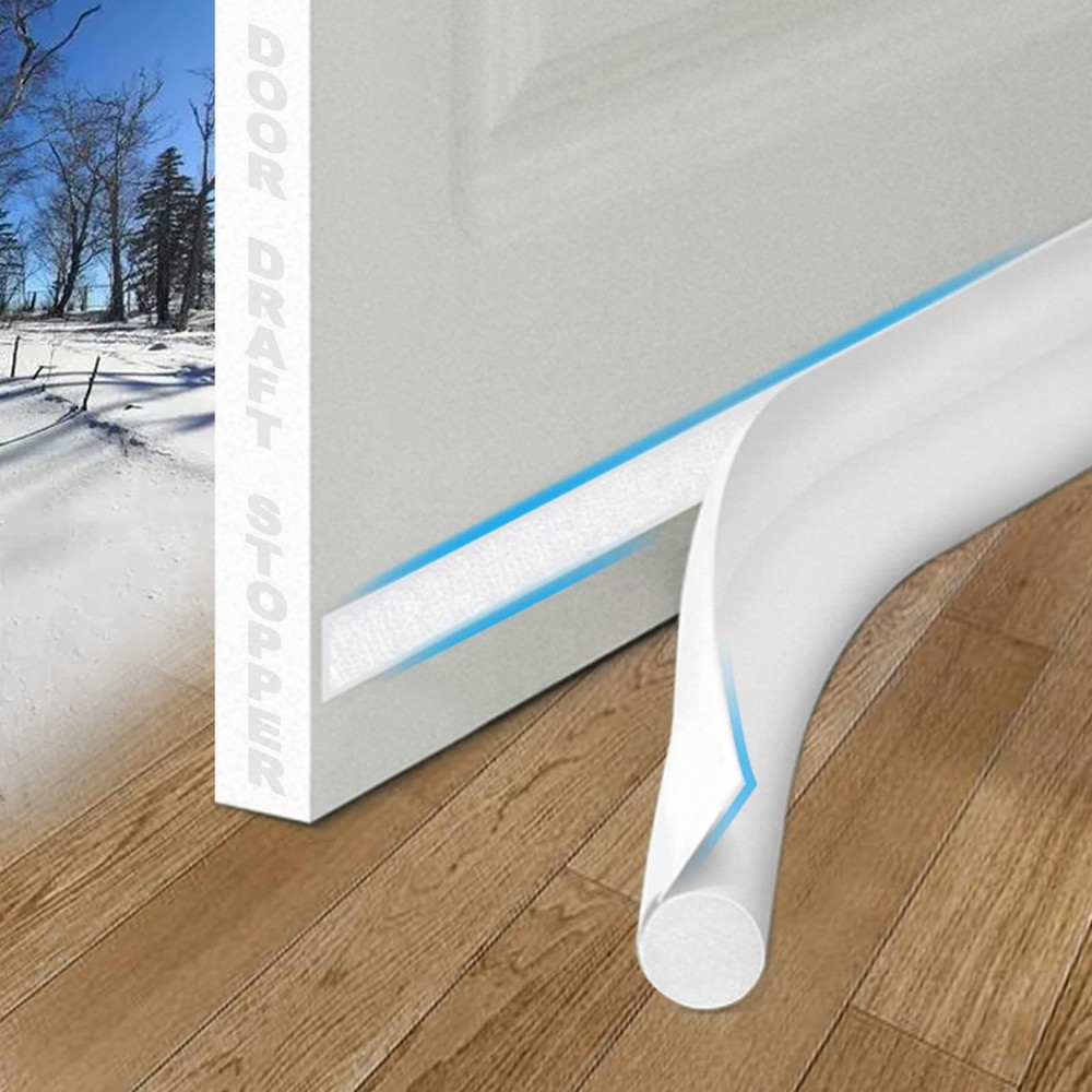 MAXTID Under Door Draft Stoppers 36 Inch White 36", Off