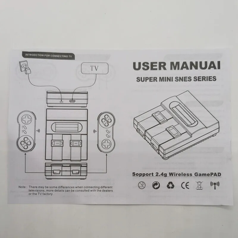 Game controller, featuring 821 classic games, high-definition video game console