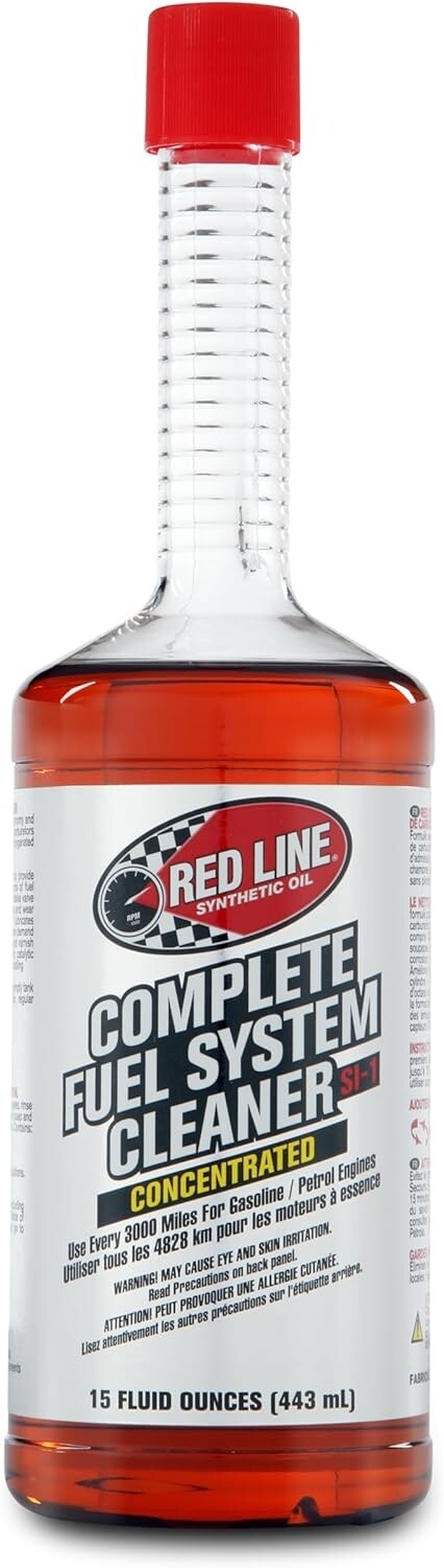 Red Line 60103 SI-1 Complete Fuel System Cleaner, 15oz Bottles, 4 Pack