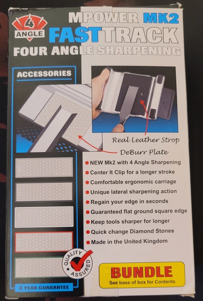 FASTTRACK Sharpener Mk2 : Bundle Kit : Precision Diamond Sharpening for Chisels