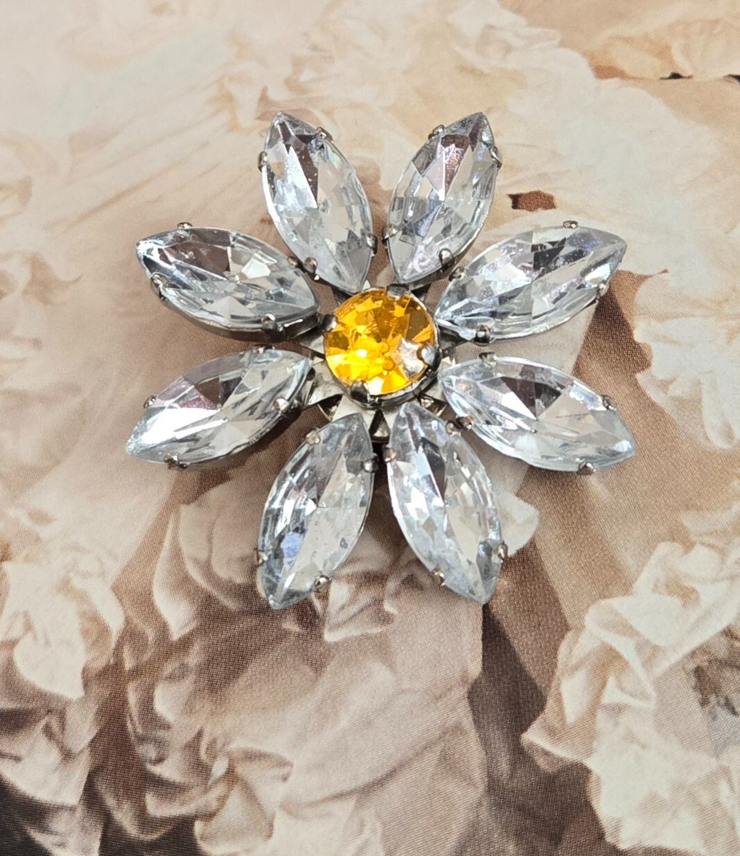 Brooch Lot Mixed Flower Colorful Multi Sample Lot 12 pcs Mix