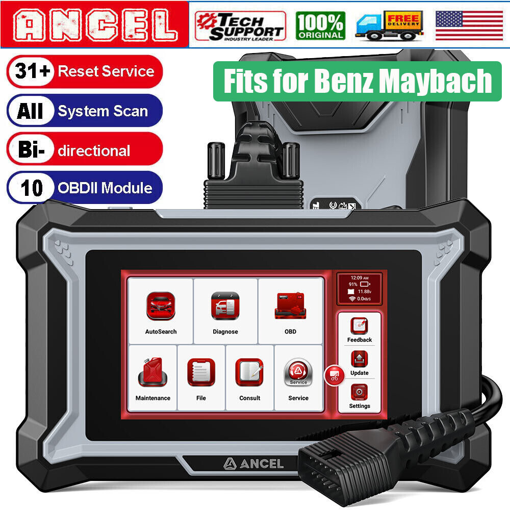 For BENZ Full System OBD2 Scanner Code Reader with Bi-Directional DPF SAS Coding