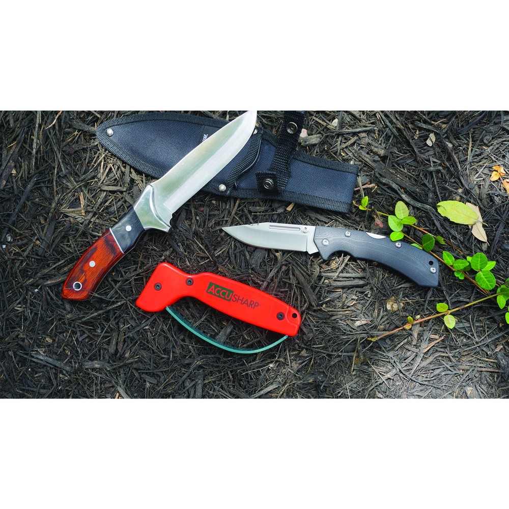 ACCUSHARP KNIFE SHRPNR ORANGE,Double-Sided