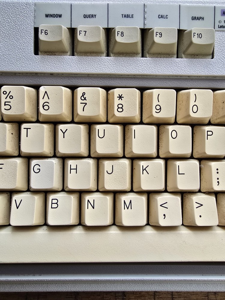 Vintage Keyboard Pulled From A 1986 Compaq Portable II (Model #2650) Computer