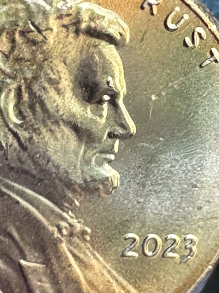 2023 P WOUNDED HEAD LINCOLN from a BU ROLL
