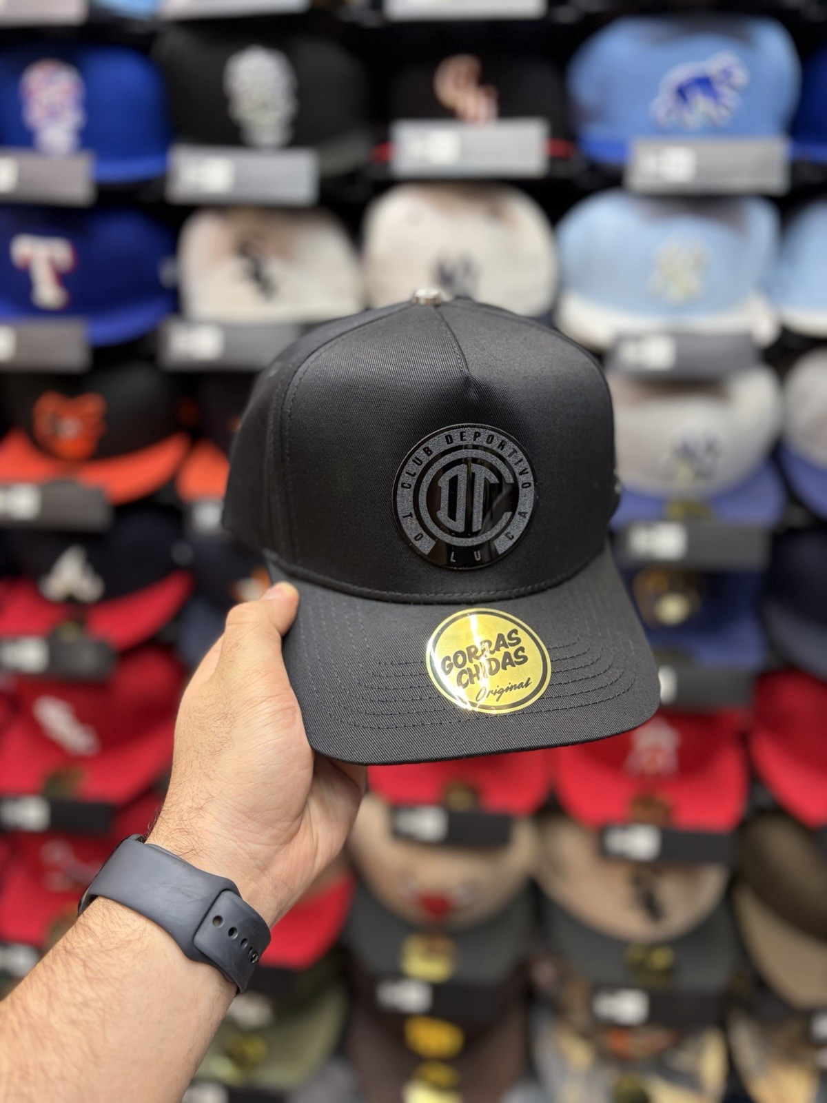 Toluca F.C Black Adjustable Snapback Hat