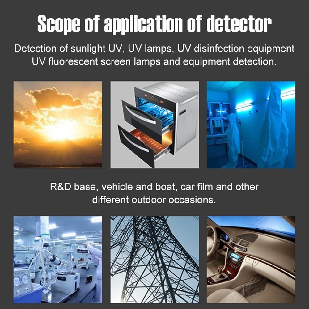 Sunlight Ultraviolet Radiation Detector LCD Digital Display UVI Meter Radiometer