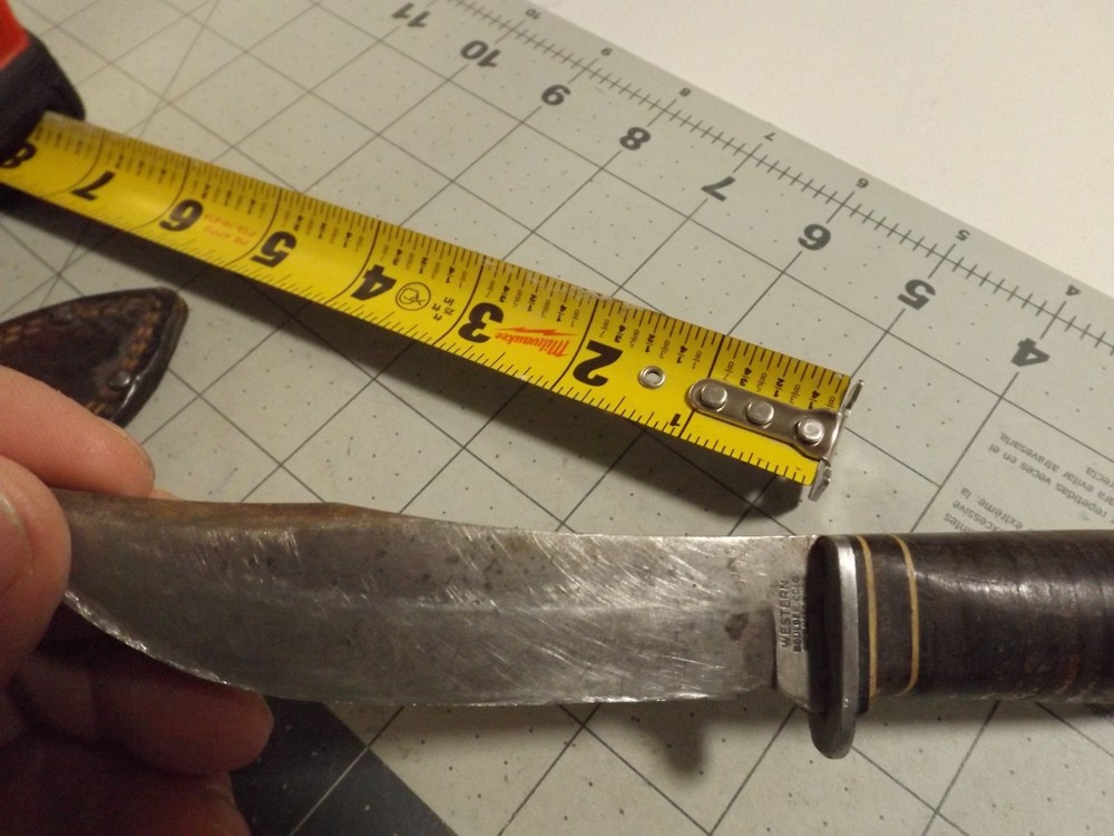Vintage Western Boulder Fixed Blade Knife